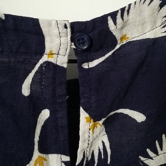 Old Navy Cotton/Linen Voile Floral Blouse-L - Picture 7 of 11